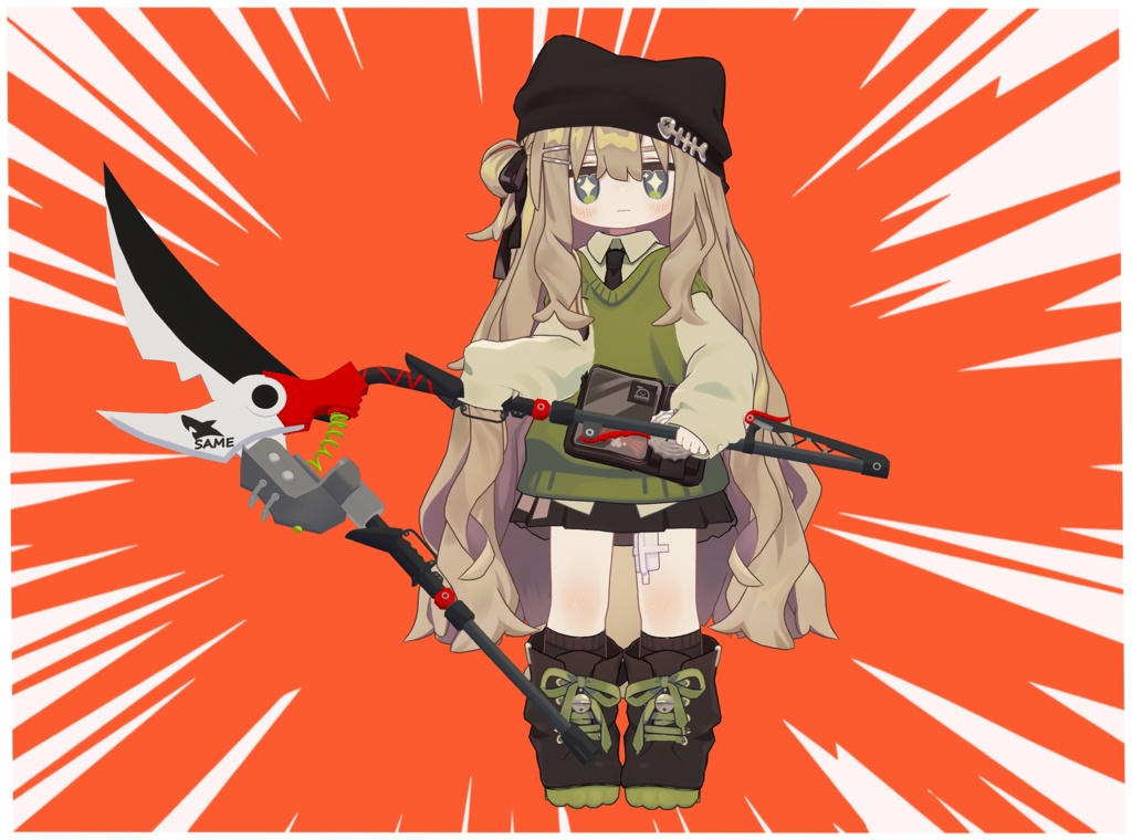 【VRC想定】サメメイドの武器