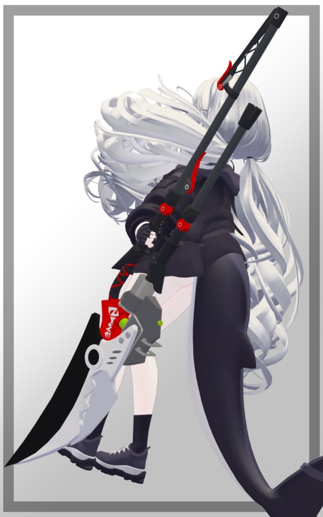 【VRC想定】サメメイドの武器