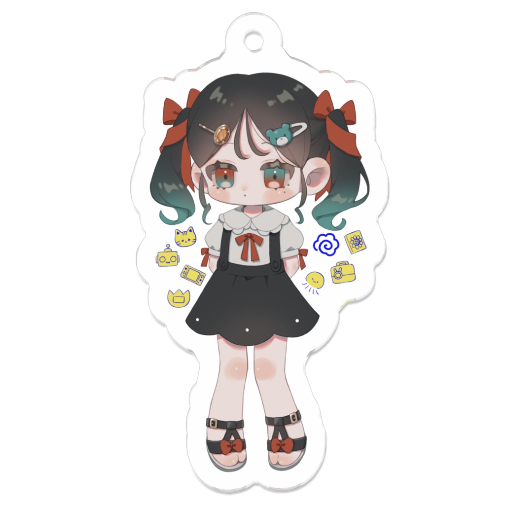 【ねんねこひこうきしんごう】神納木蛍　アクリルキーホルダー