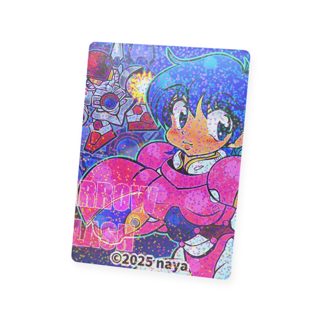 【非公式】アローフラッシュ描き下ろしイラストプラスチックカード