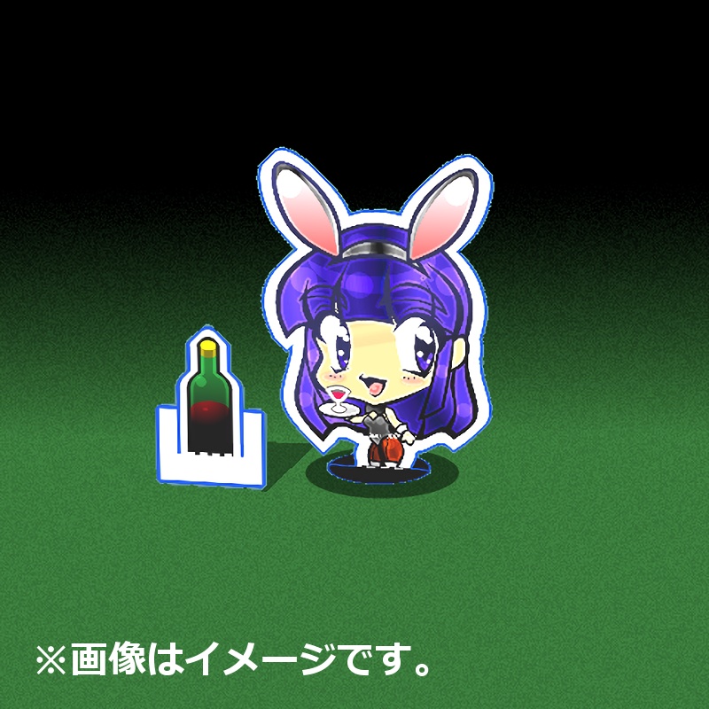 ペラフィグNo.1「うさ子さん」(ペーパークラフト型紙画像)