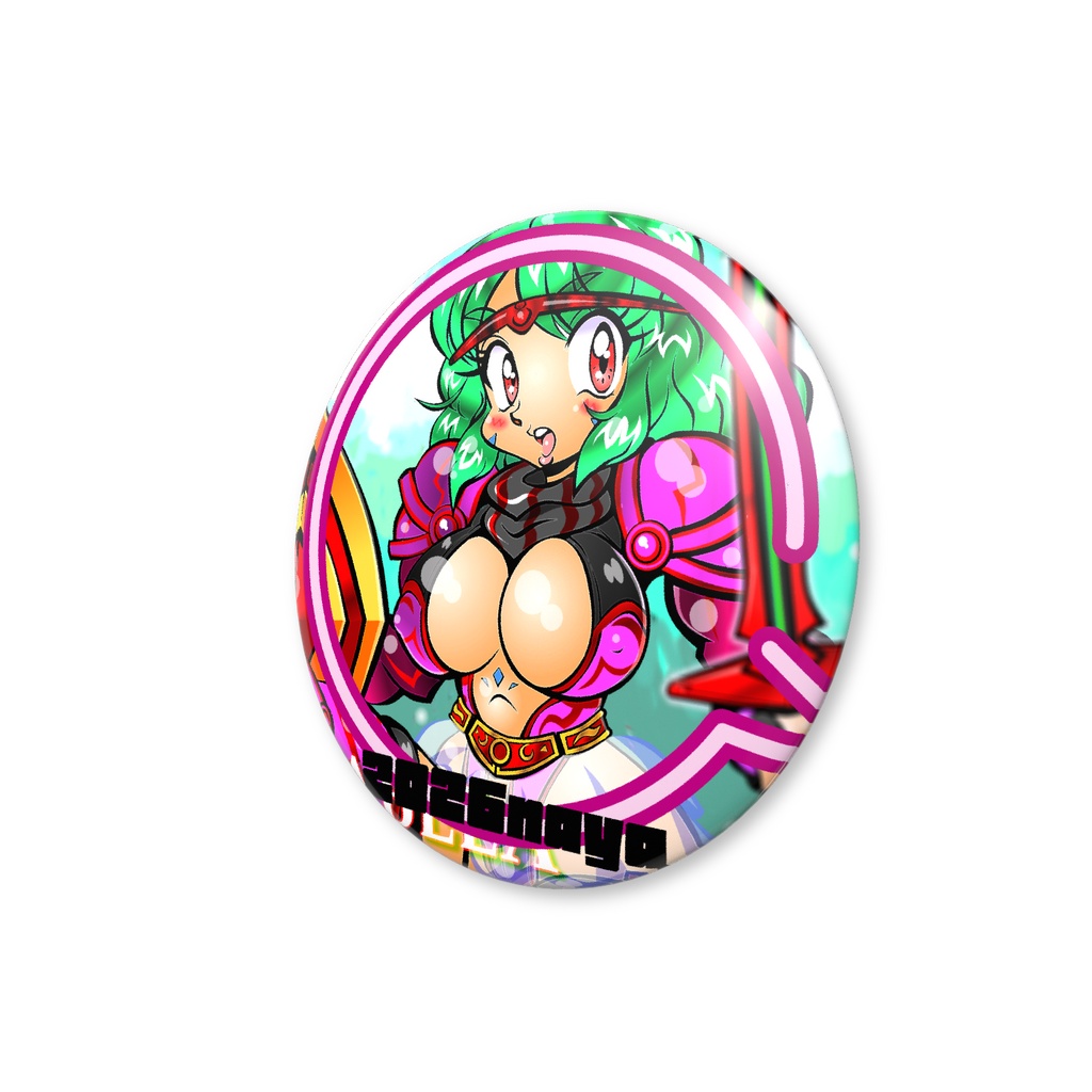 クリムゾンイザベライラスト缶バッジ(バリュー)