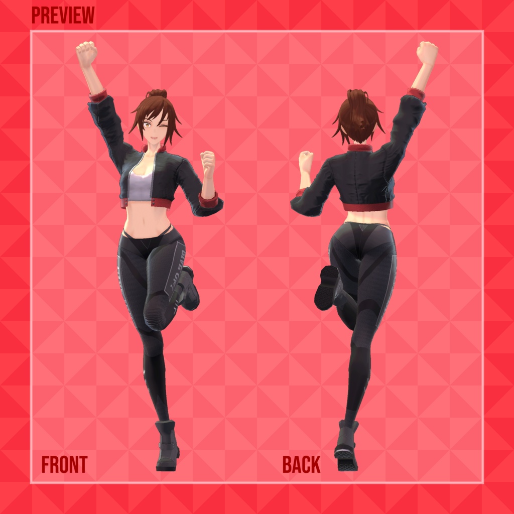 【VRCHAT向けオリジナルモデル】ハジメ