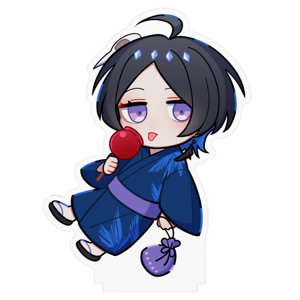 烏末蒼羽アクリルフィギュア 浴衣ver