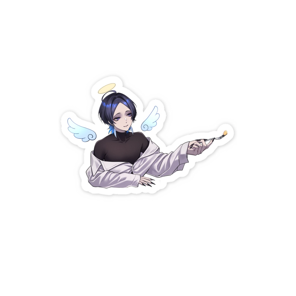 5周年記念 ワールドイズマイン Angel.ver スマホステッカー