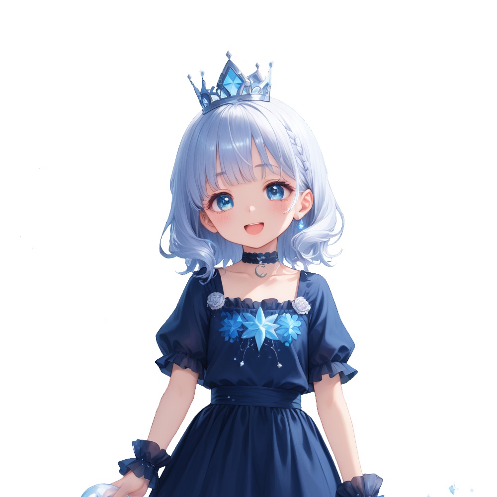 【無料】IRIAM配信者向けアバター素材|幻想系・星空モチーフ Milkyway Mellow(商用利用OK)