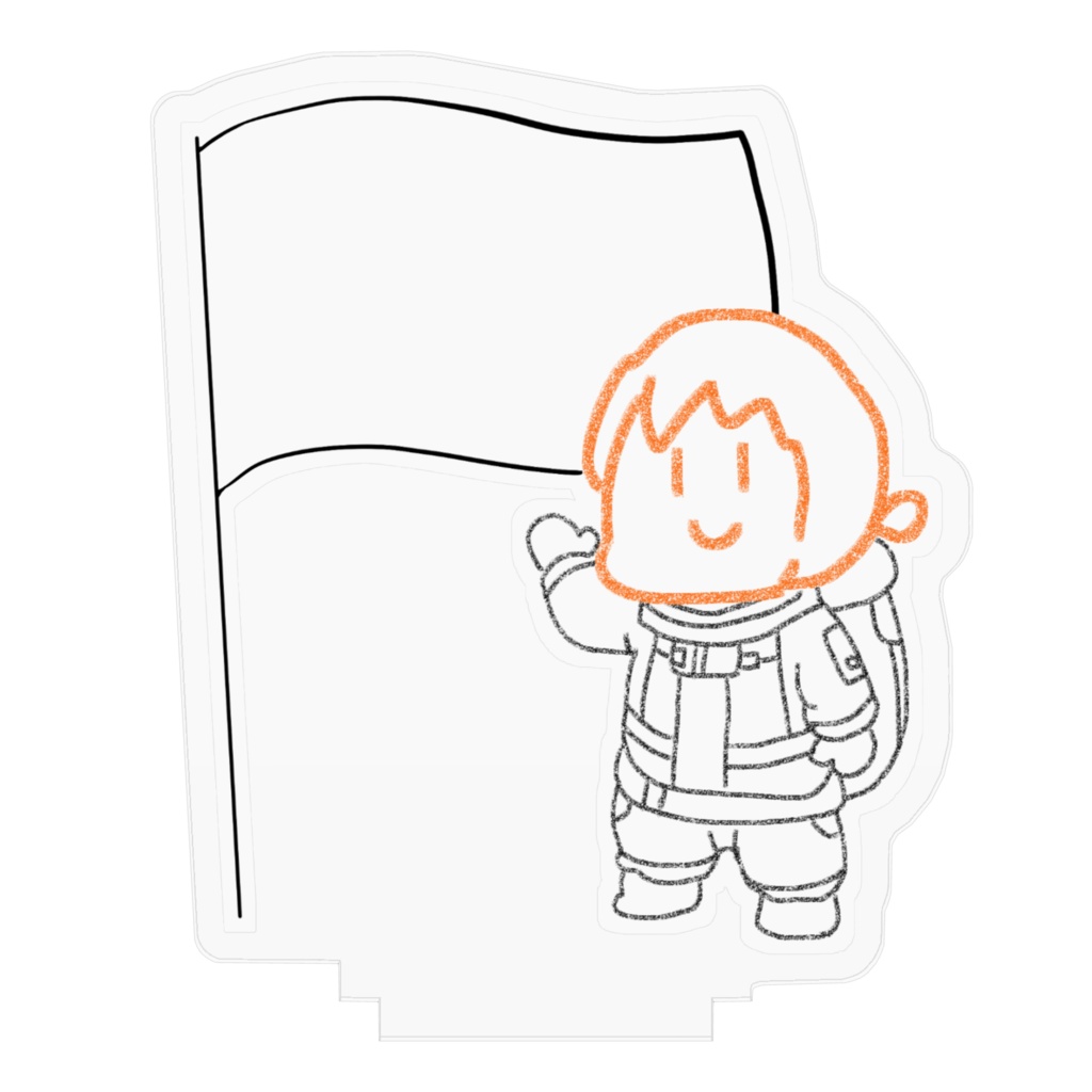 おでかけプルメリア(月面)