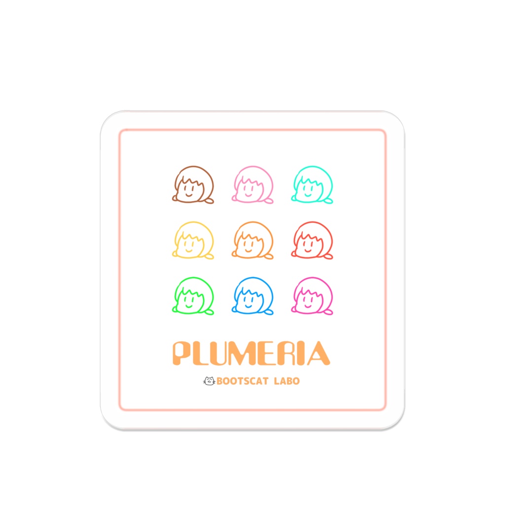 プルメリアバッジ(彩)