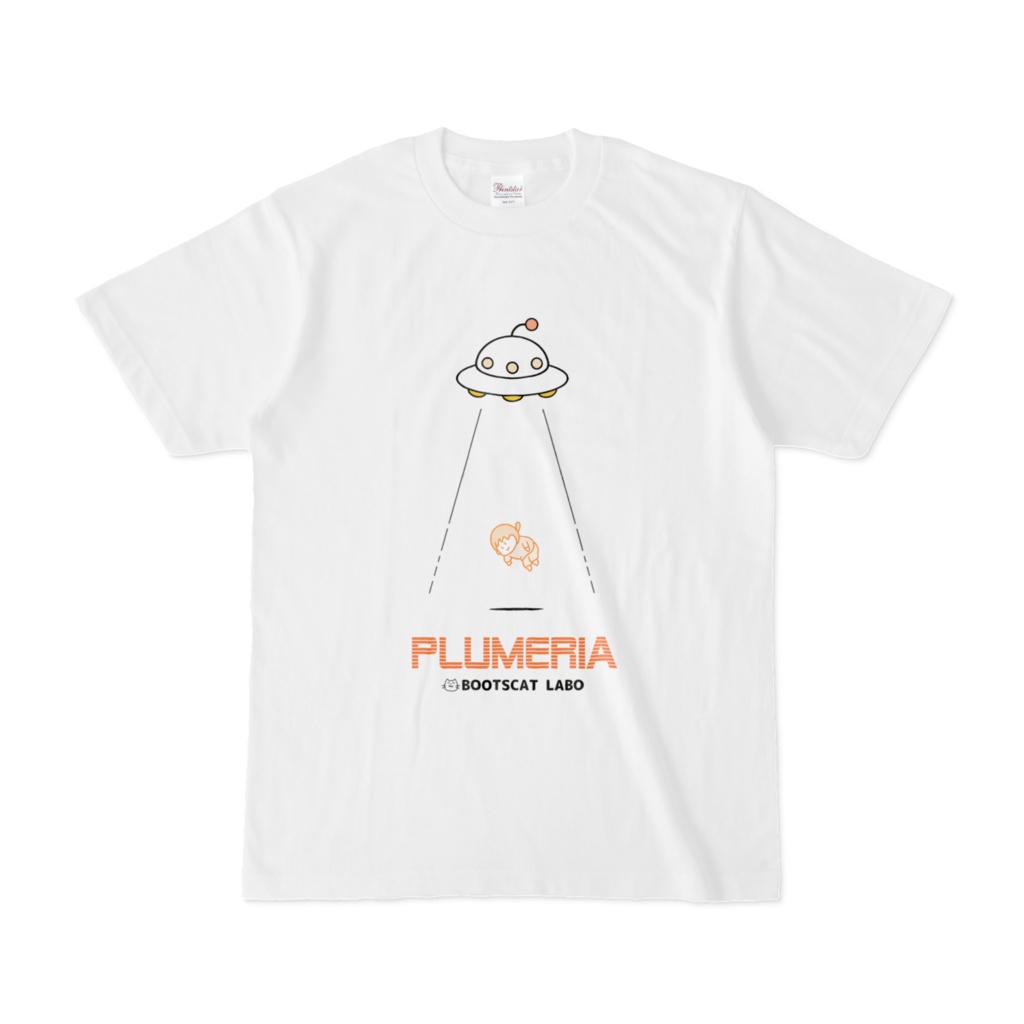 プルメリアTシャツ(UFO)