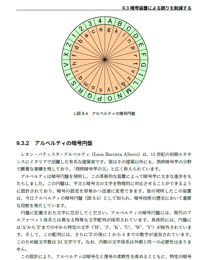 『シーザー暗号の解読法』