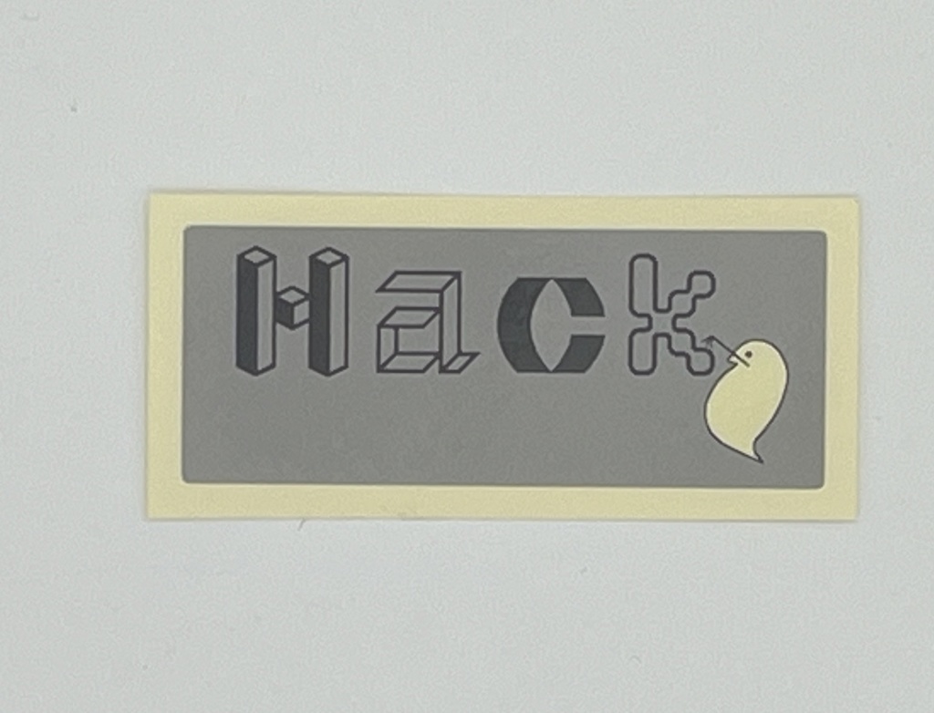 「Hack×ミジンコ」オリジナルステッカー