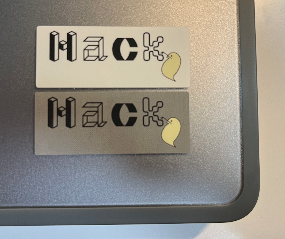 「Hack×ミジンコ」オリジナルステッカー