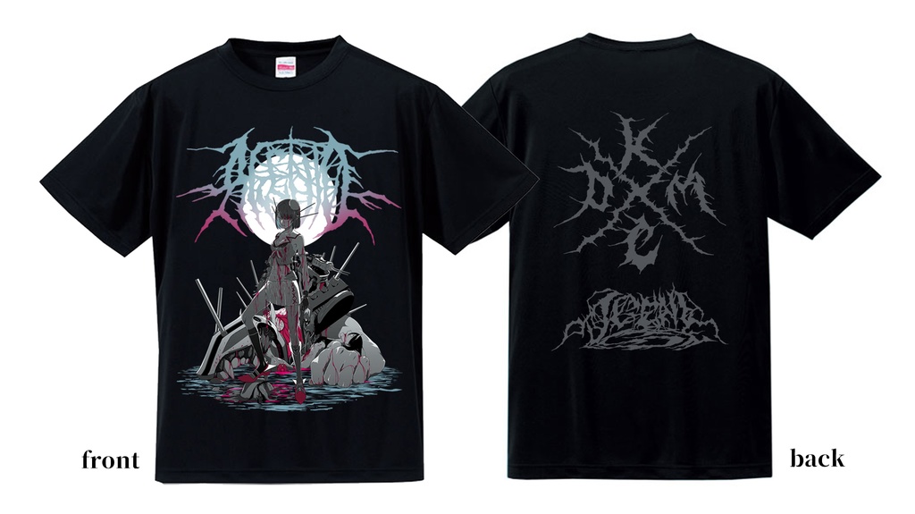 摩耶改二 Tシャツ(ステッカー付き)