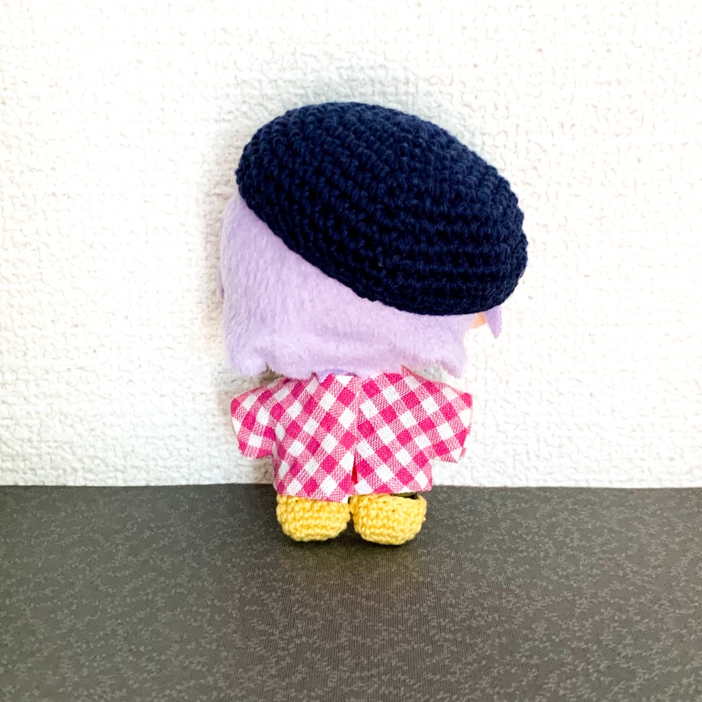 10cmぬい シンプルベレー帽 ネイビー