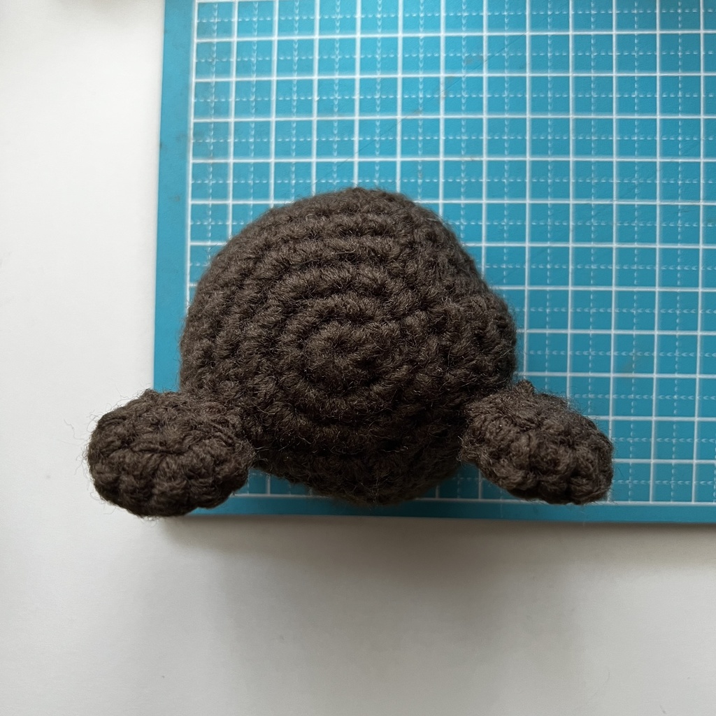 10cmぬい くまのぼうし(ダークブラウン)