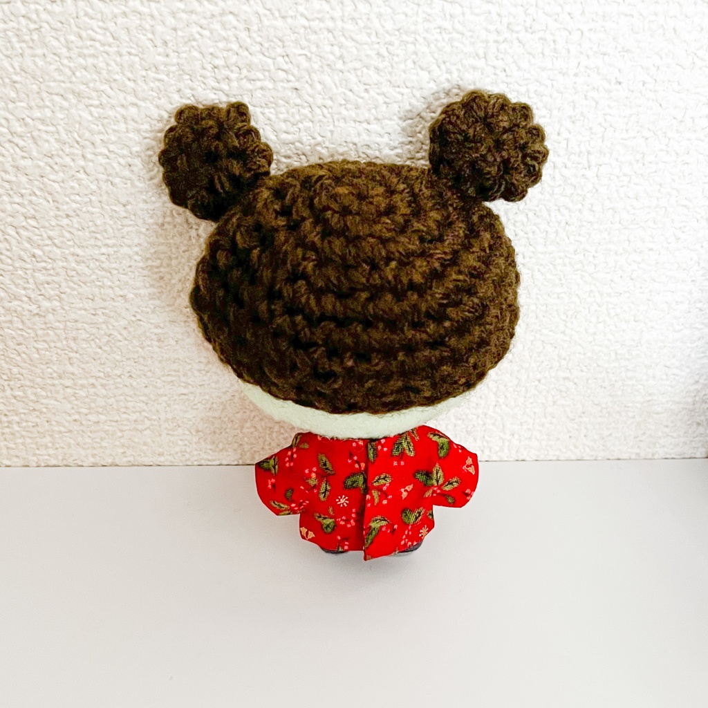 10cmぬい くまのぼうし(ダークブラウン)