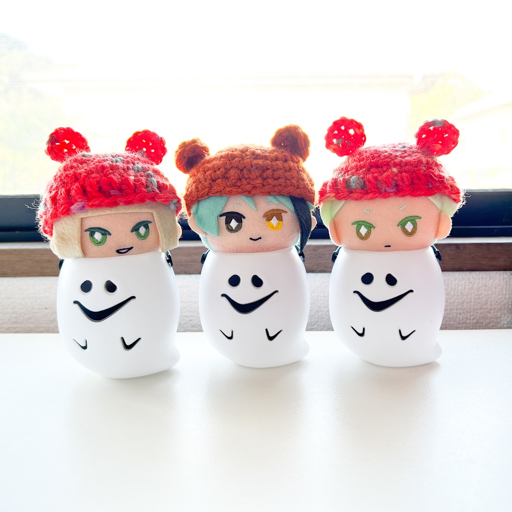 10cmぬい くまのぼうし(パンプキンオレンジ)