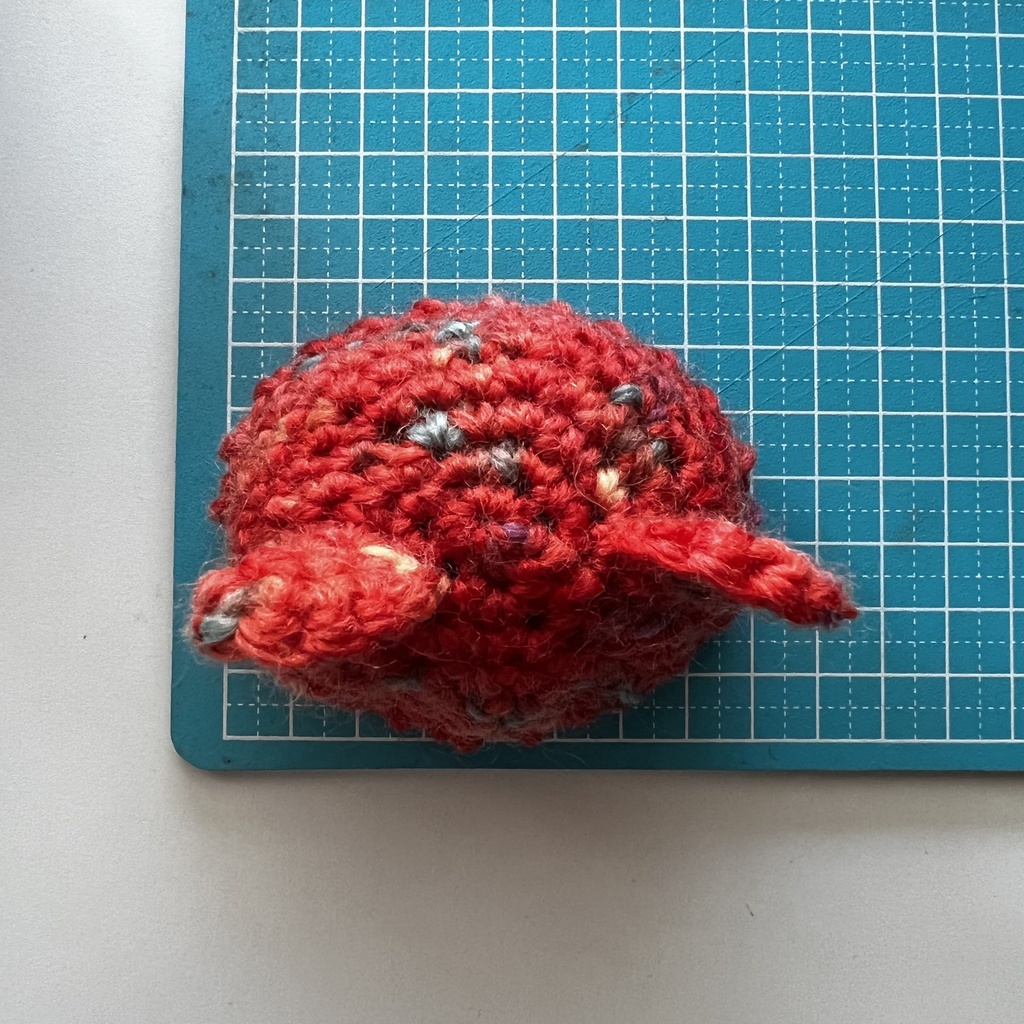 10cmぬい くまのぼうし(パンプキンオレンジ)