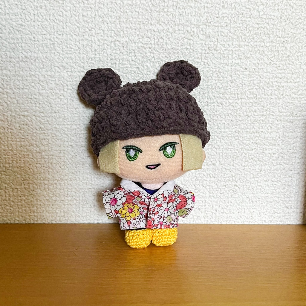 10cmぬい くまのぼうし(もこもこブラウン)