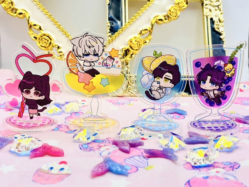 ドリンクアクリルスタンド