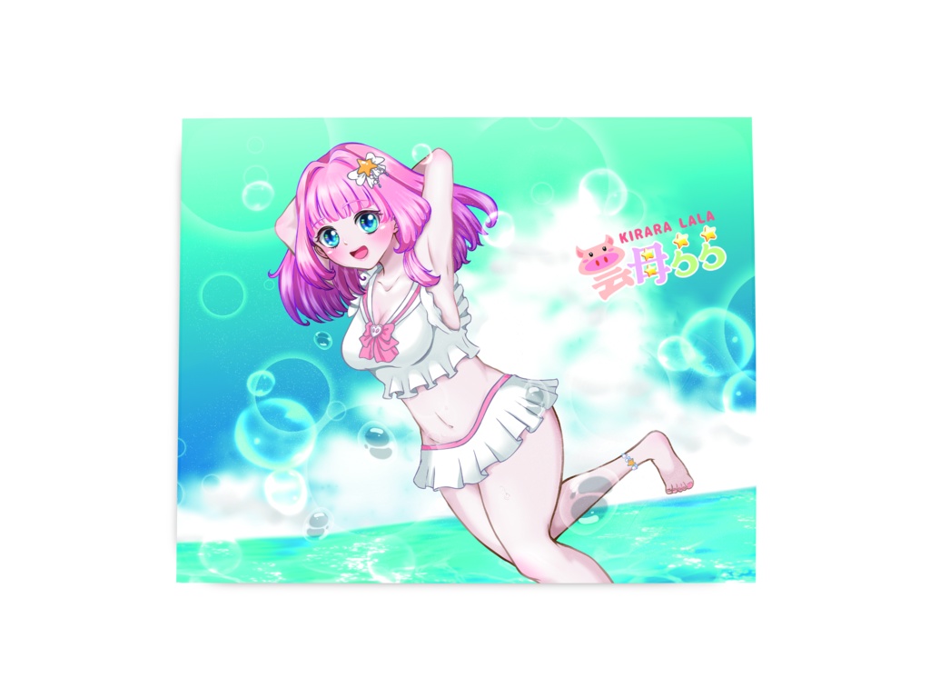 デスクマット/雲母らら