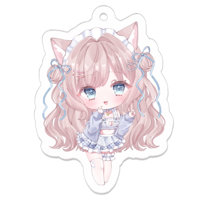 カラーアクキー/猫羽みゆ	