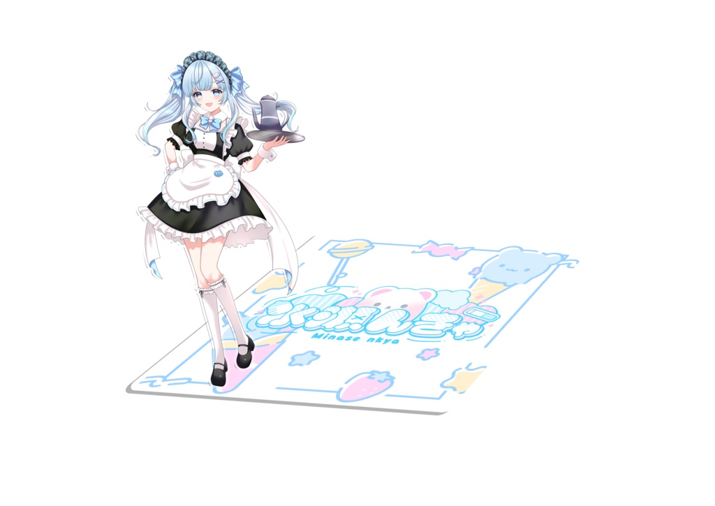 アクリルスタンドコースター んきゃ