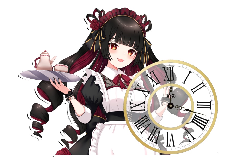 アクリル時計 ルナ
