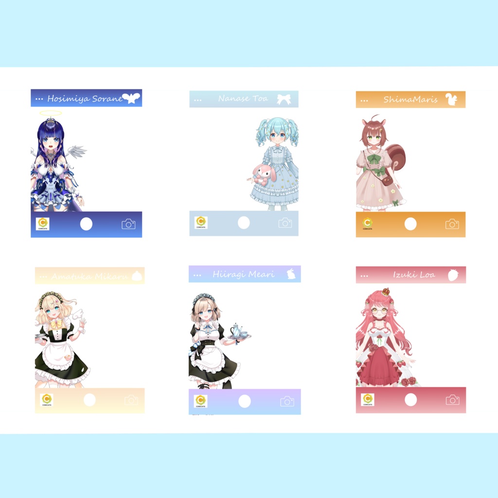 ランダム フォト風アクリルカードB