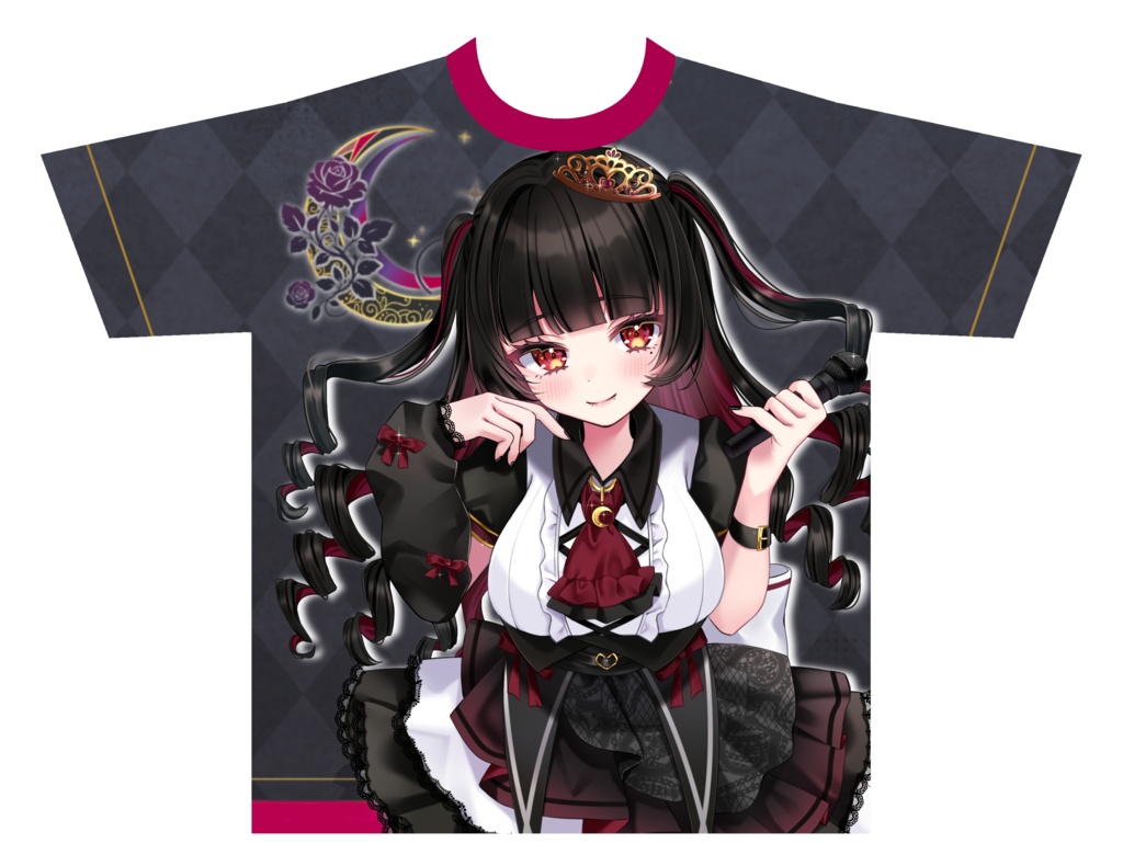 グラフィックTシャツ　月守ルナ