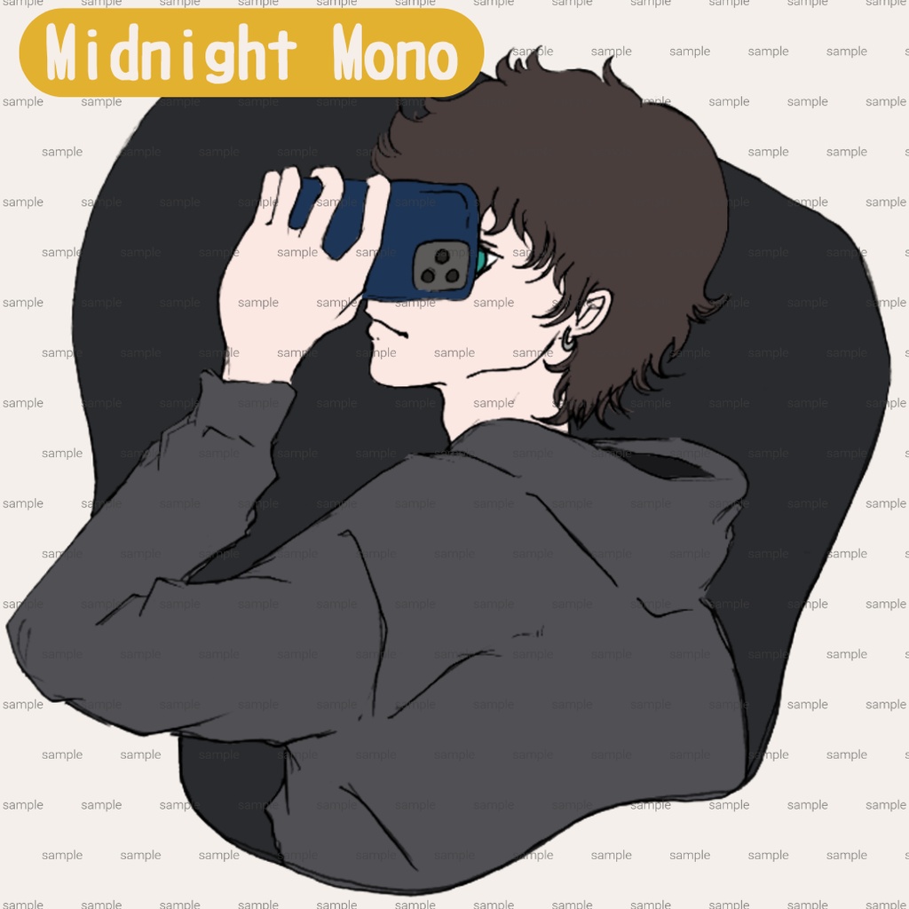 SNS用フリーアイコン【カメラ・ボーイ】