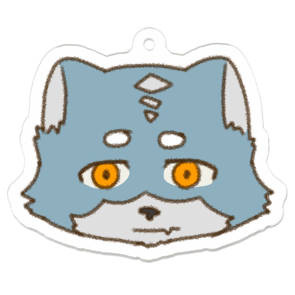 顔面アクキー(小)