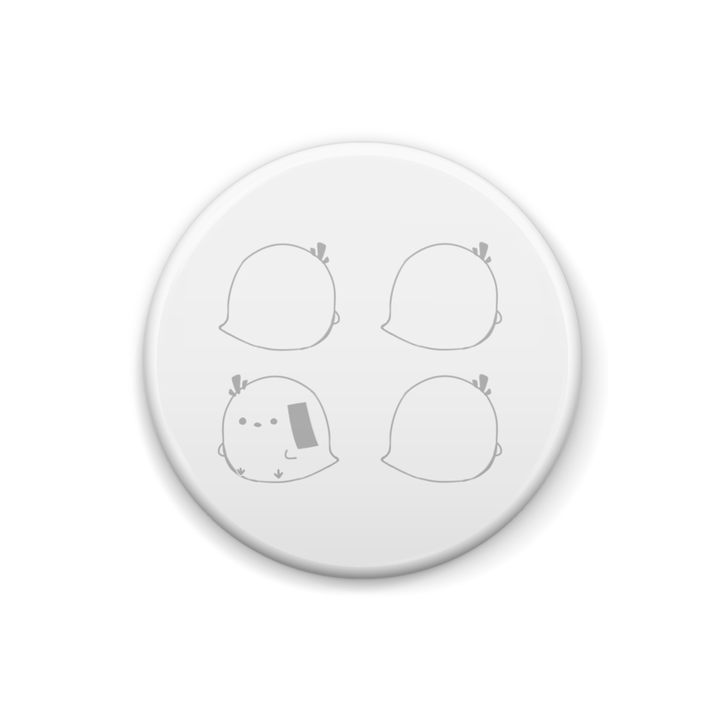 しんぷるきょんしー2種/缶バッチ