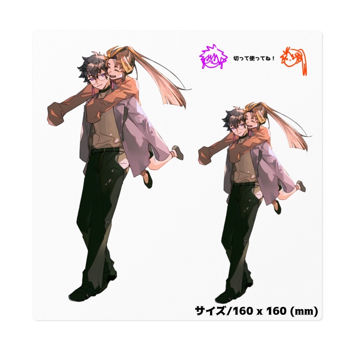 2周年烏鳳茶ステッカーたち!