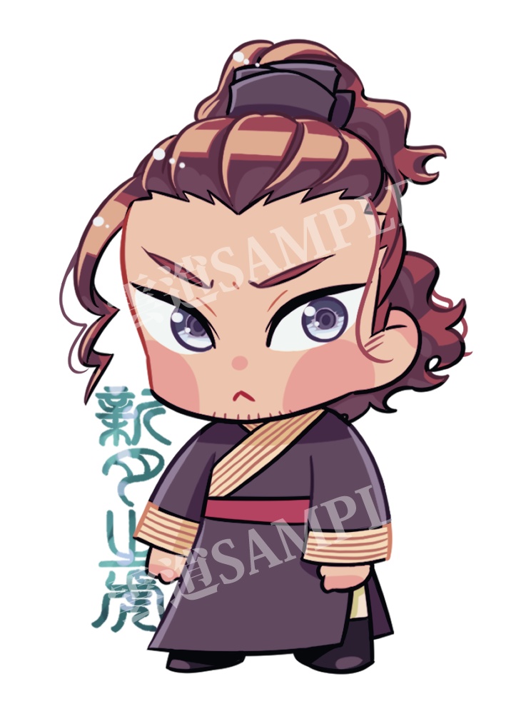 『新月の虎』ホロステッカー