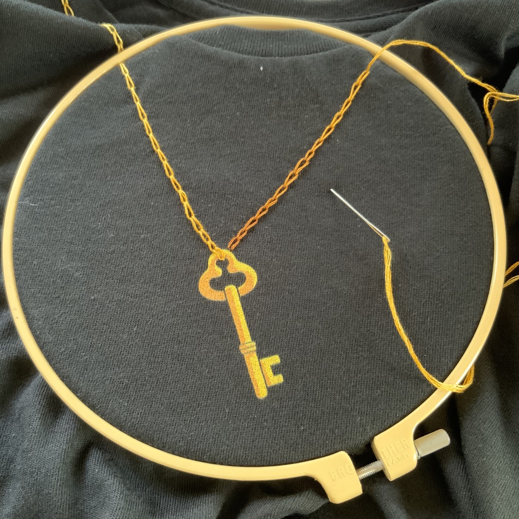 鍵穴心中🗝️特性Tシャツ(受注生産)