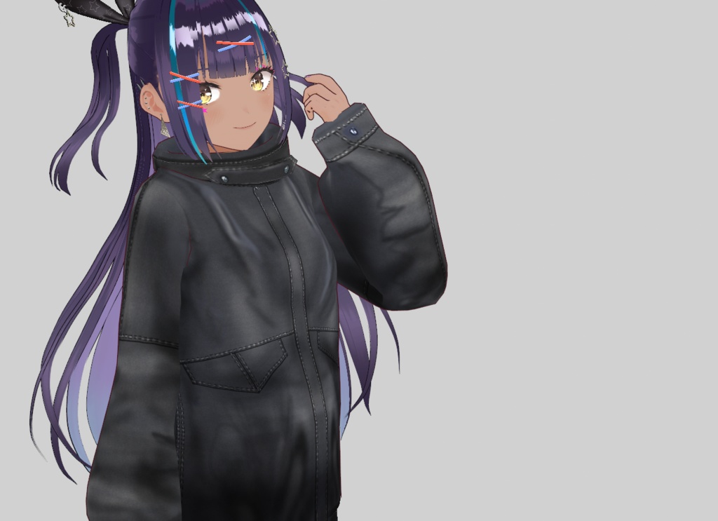 ユニセックス冬の三点コーデセット~ブルゾンセンタープレスワイドパンツヒールブーツ~