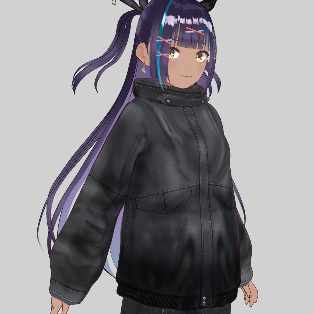 ユニセックス冬の三点コーデセット~ブルゾンセンタープレスワイドパンツヒールブーツ~