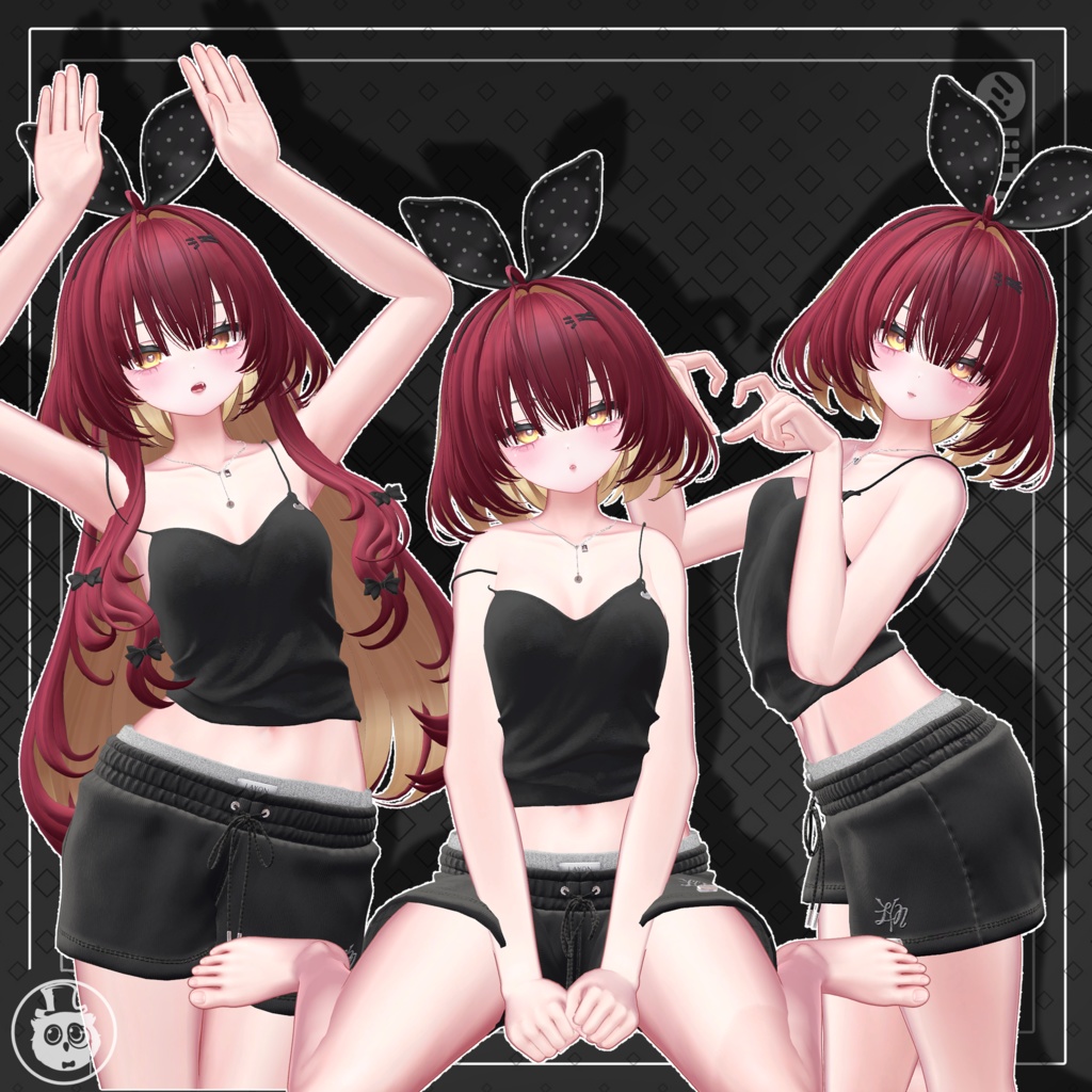 [9Avatars], Summer jelly fish hair, 真夏のクラゲ