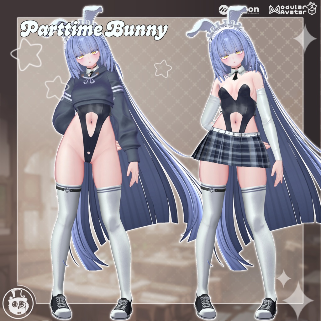 【 9Avatars 】-Parttime Bunny- バイト先のバーニーガール