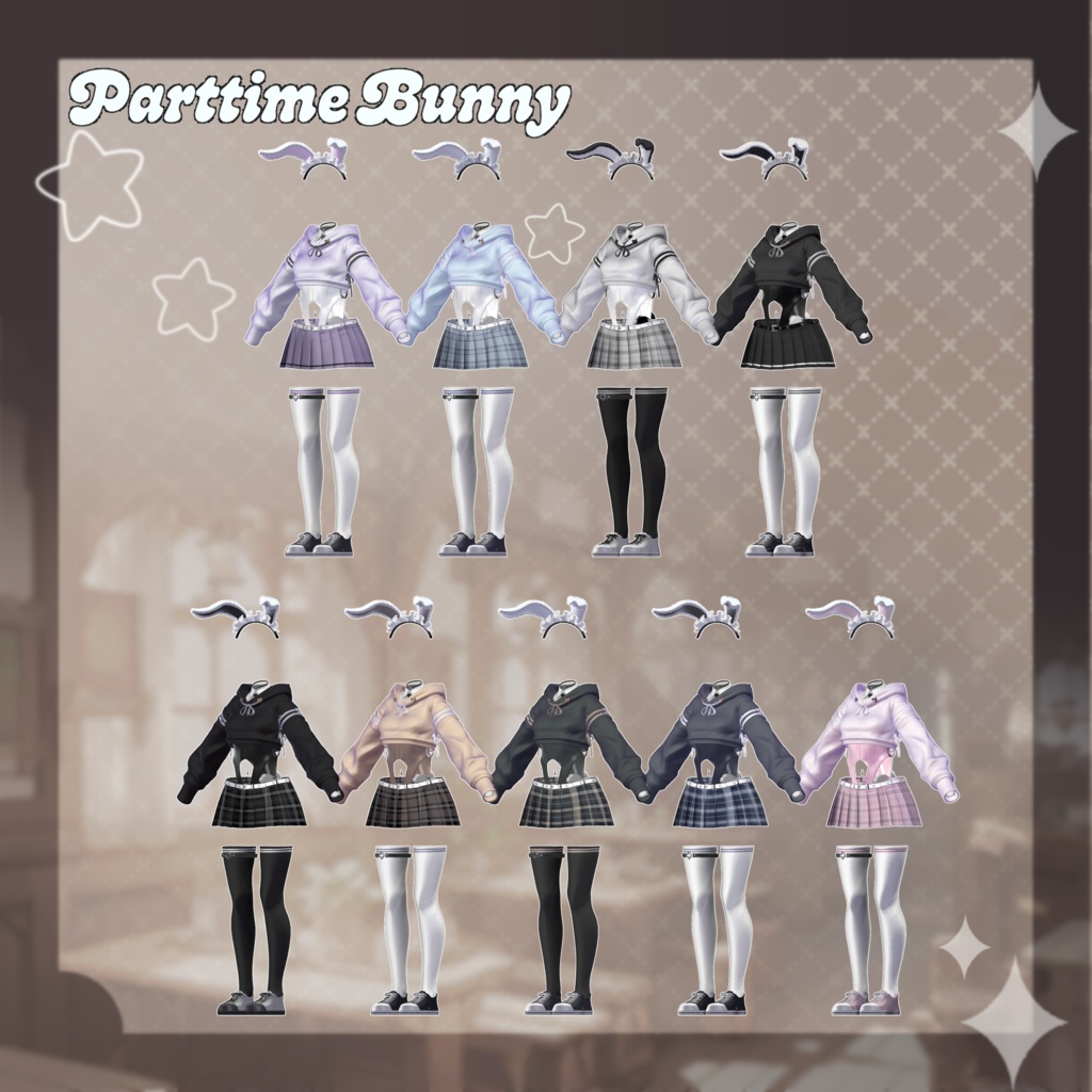 【 9Avatars 】-Parttime Bunny- バイト先のバーニーガール