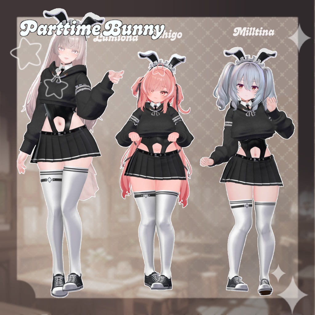 【 9Avatars 】-Parttime Bunny- バイト先のバーニーガール