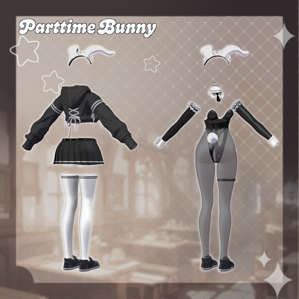【 9Avatars 】-Parttime Bunny- バイト先のバーニーガール