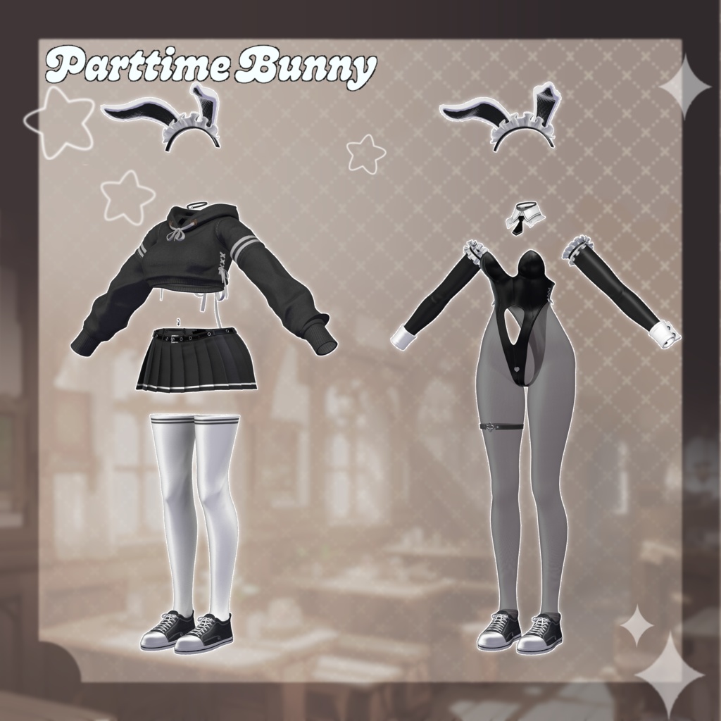 【 9Avatars 】-Parttime Bunny- バイト先のバーニーガール