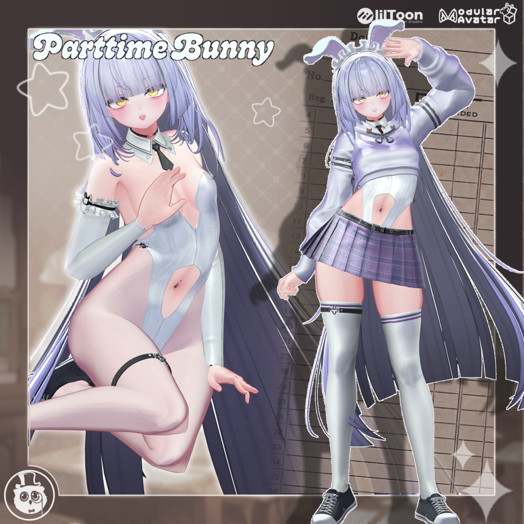 【 9Avatars 】-Parttime Bunny- バイト先のバーニーガール