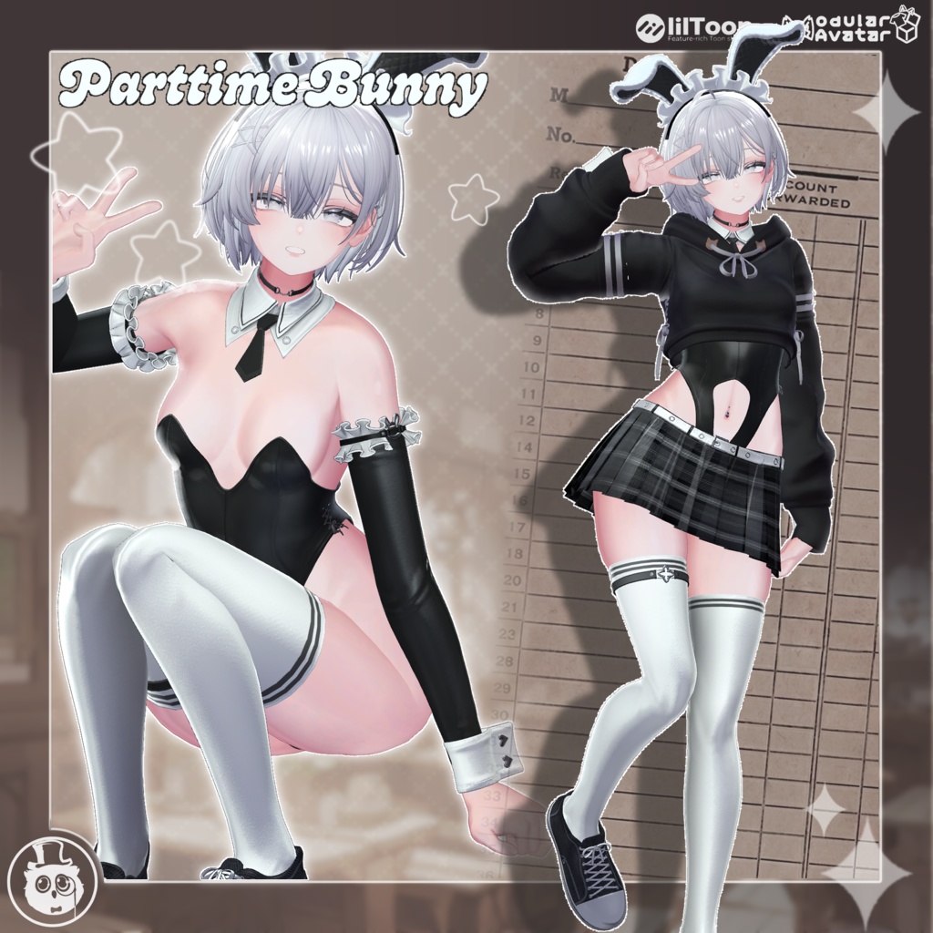 【 9Avatars 】-Parttime Bunny- バイト先のバーニーガール