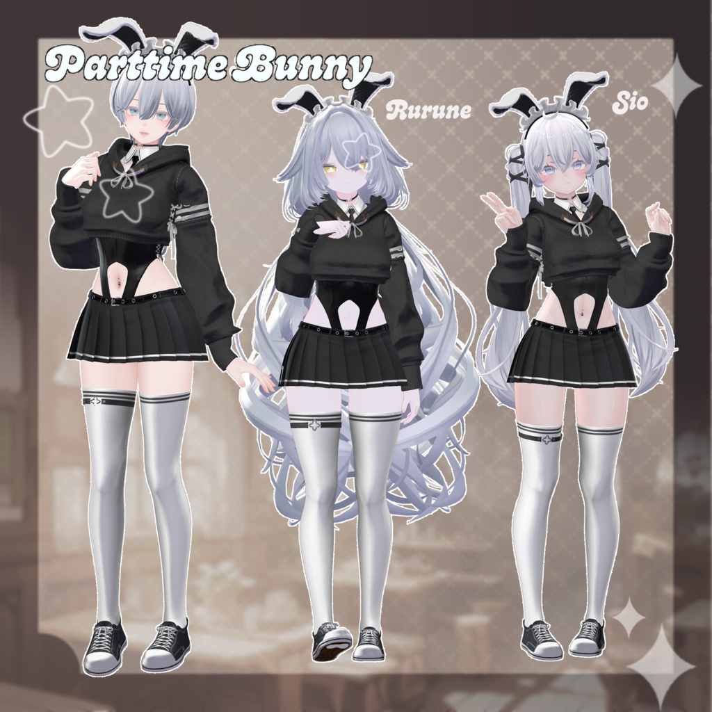 【 9Avatars 】-Parttime Bunny- バイト先のバーニーガール