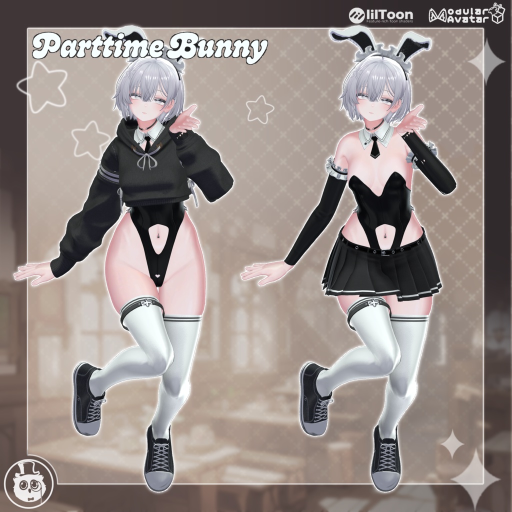 【 9Avatars 】-Parttime Bunny- バイト先のバーニーガール
