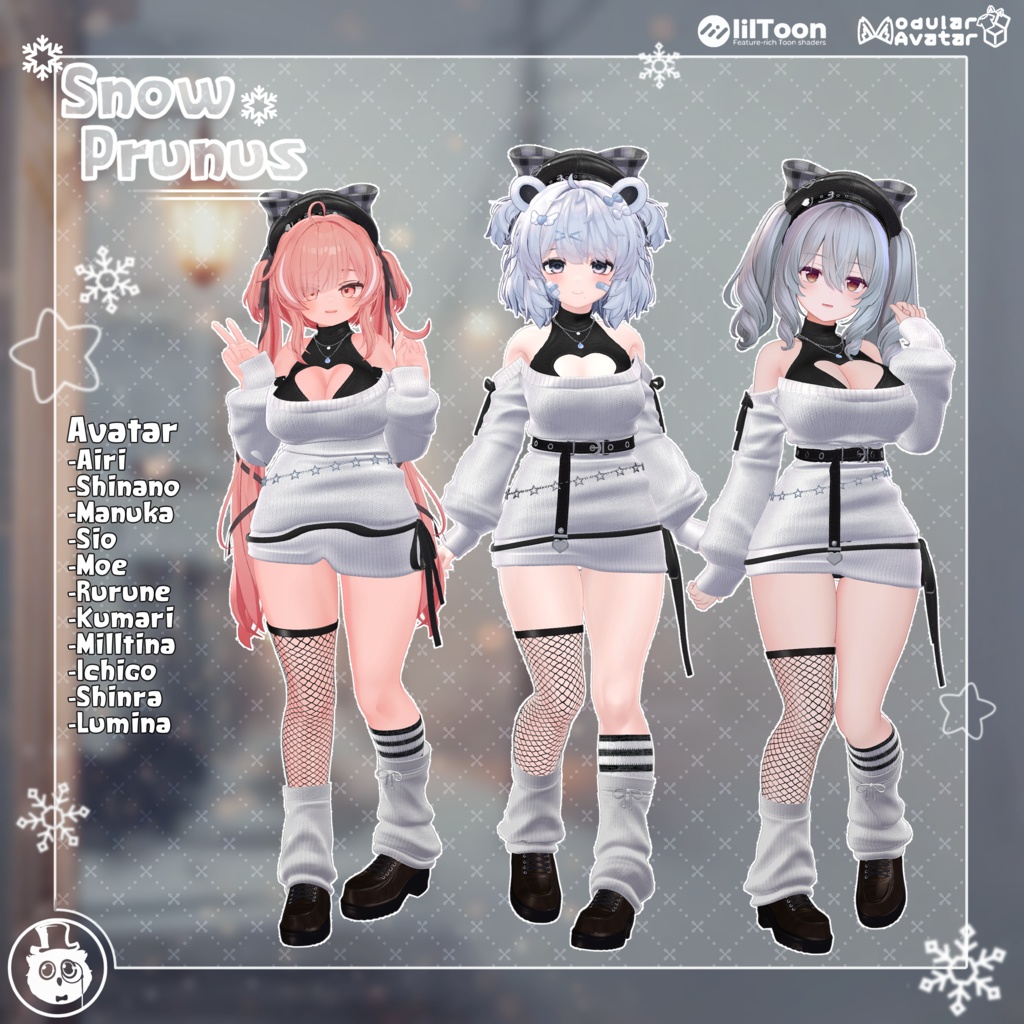 【 11Avatars 】-Snow prunus- 雪桜