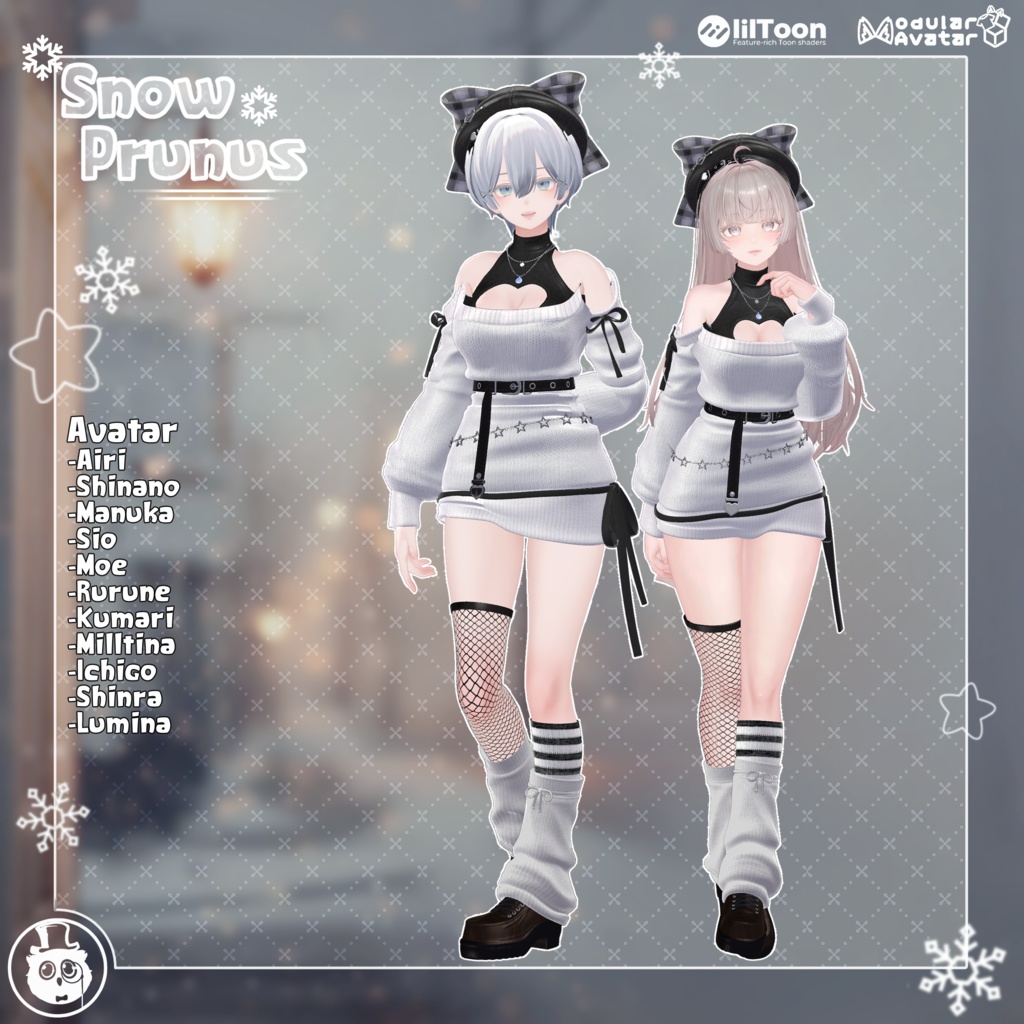 【 11Avatars 】-Snow prunus- 雪桜